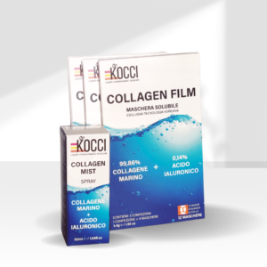 collagen film maschera solubile al collagene per la cura delle rughe e dei segni dell'invecchiamento