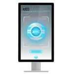 AI Skin Tester Kocci VIP con display separato - Analizzatore cutaneo professionale con intelligenza artificiale schermo touch screen