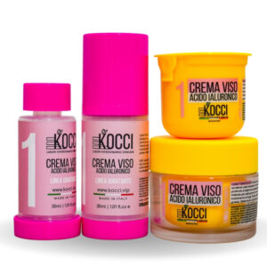 Crema viso all'acido ialuronico Kocci VIP - Trattamento idratante ipervitaminico per pelle luminosa