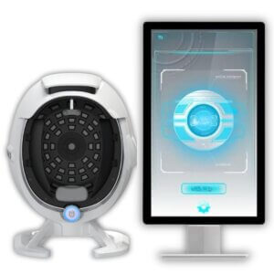 AI Skin Tester Kocci VIP con macro e micro analisi - Sistema avanzato di analisi cutanea con display separato